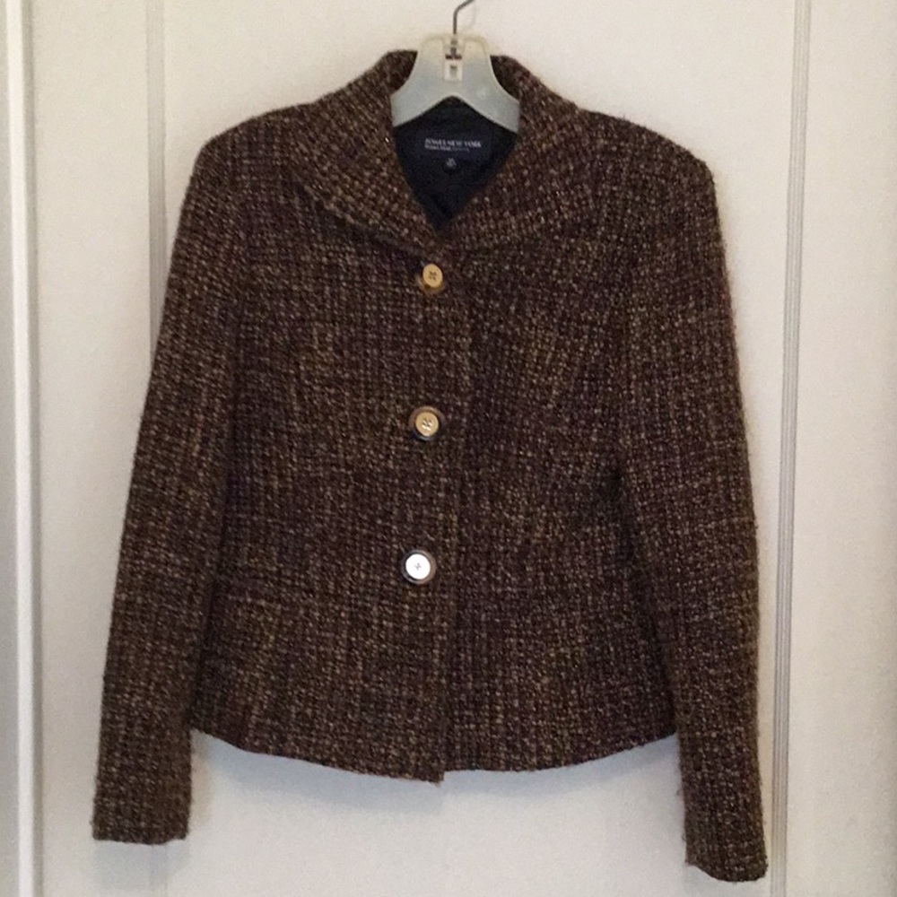 Jones New York Tweed Jacket